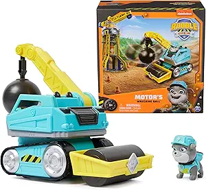 Rubble & Crew Motor's Wrecking Ball Toy Truck with Action Figure