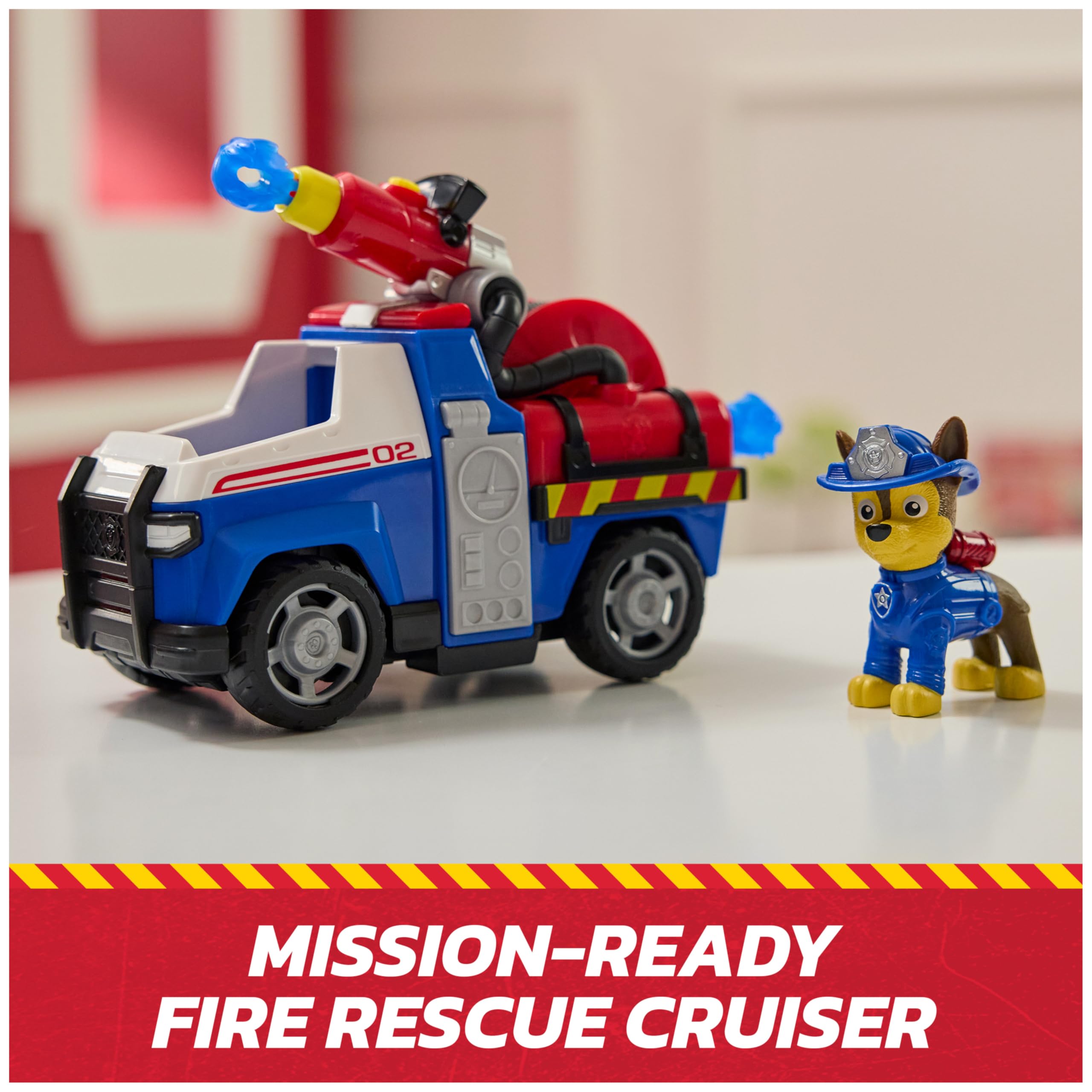 Vehicle Paw Patrol Chase Rescue Fire Cruiser with Action Figure - photo 2