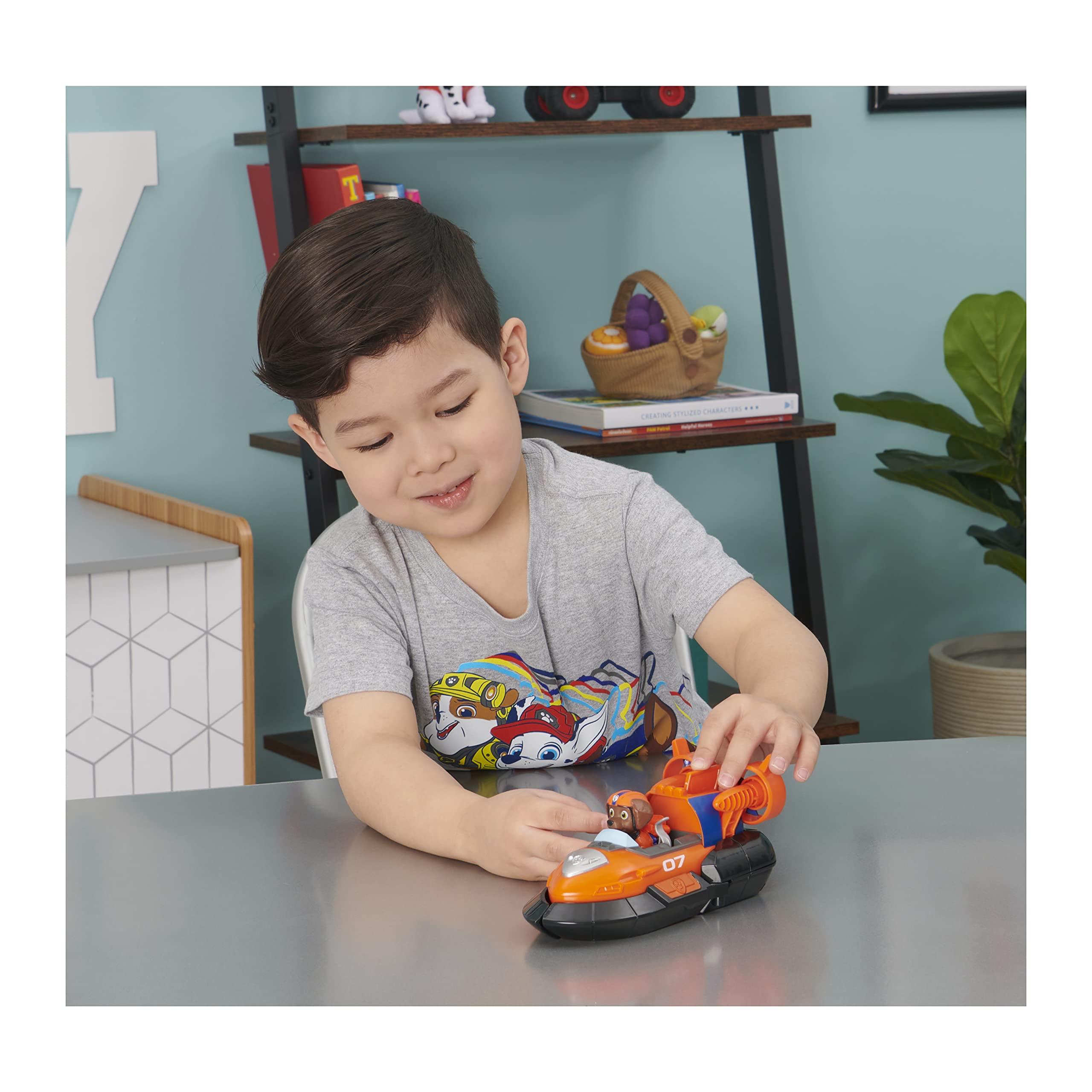 Deluxe Vehicle Paw Patrol Zuma Transforming Toy Car with Action Figure - photo 3