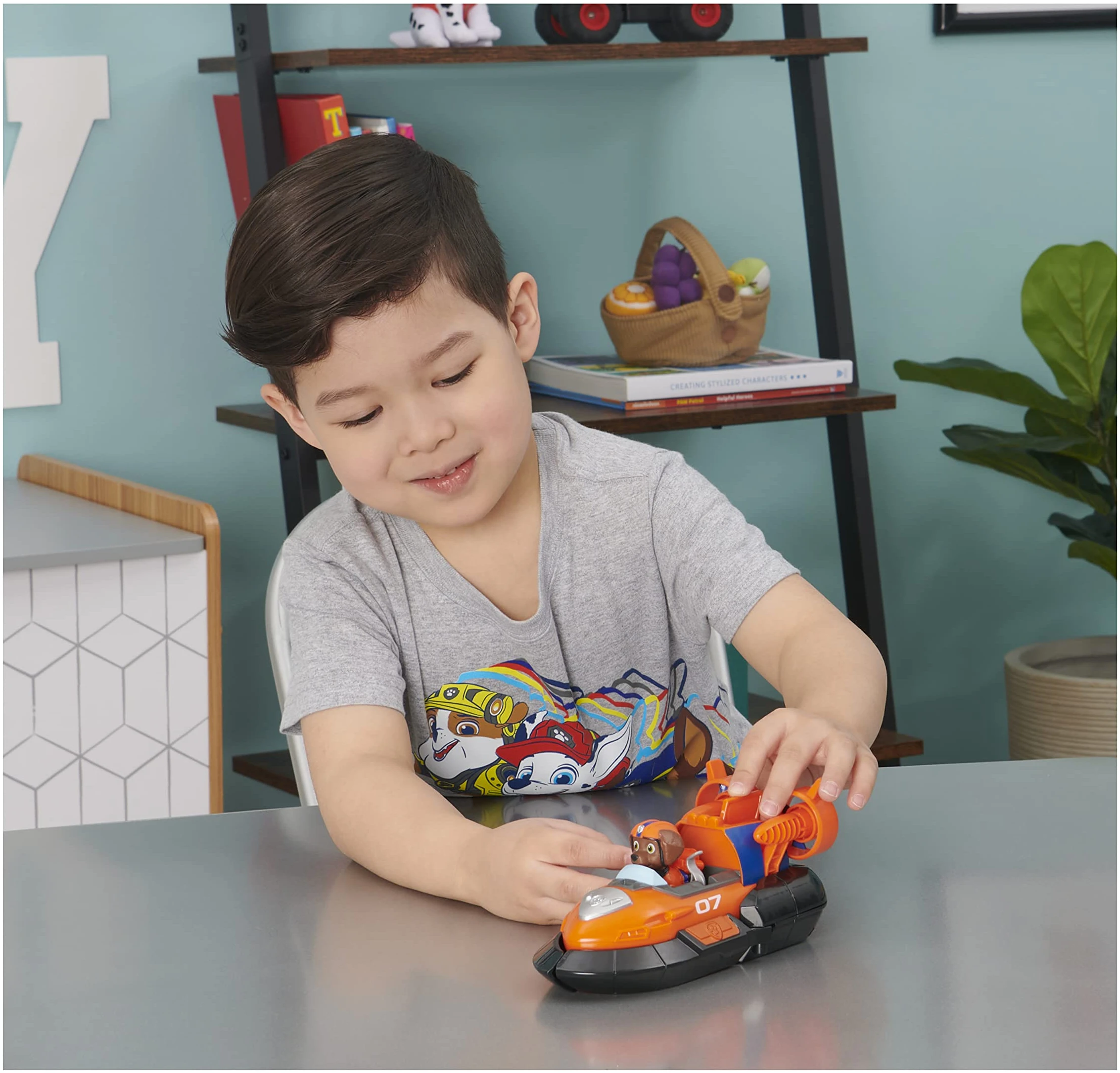 Deluxe Vehicle Paw Patrol Zuma Transforming Toy Car with Action Figure - photo 3