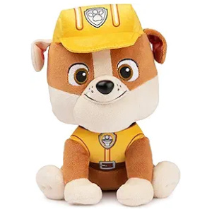 Plush Paw Patrol Rubble in Construction Uniform 9 inch