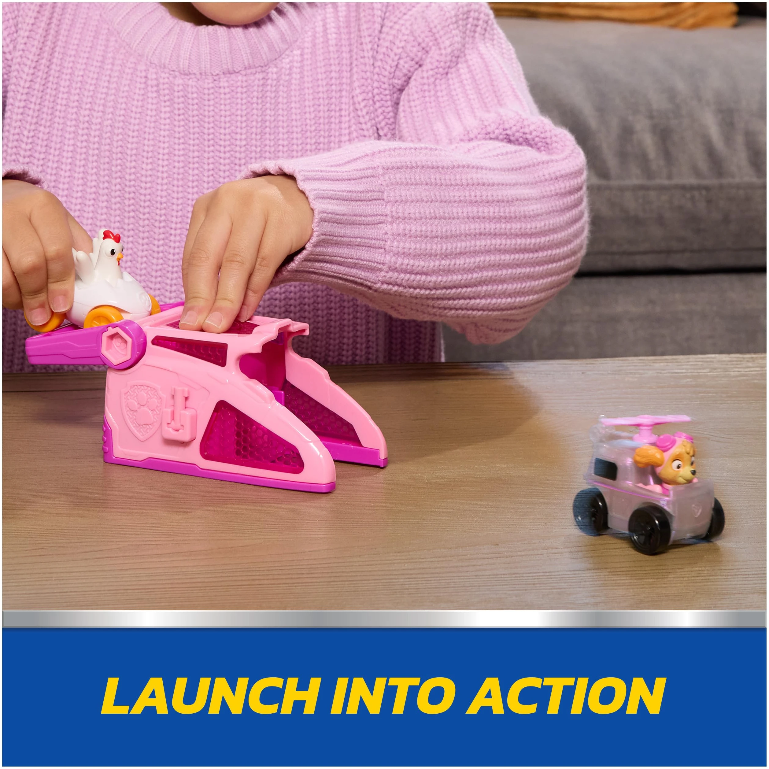 Paw Patrol Skye Pup Squad Launchers with Chickaletta 2-Pack Toy Vehicles - photo 4