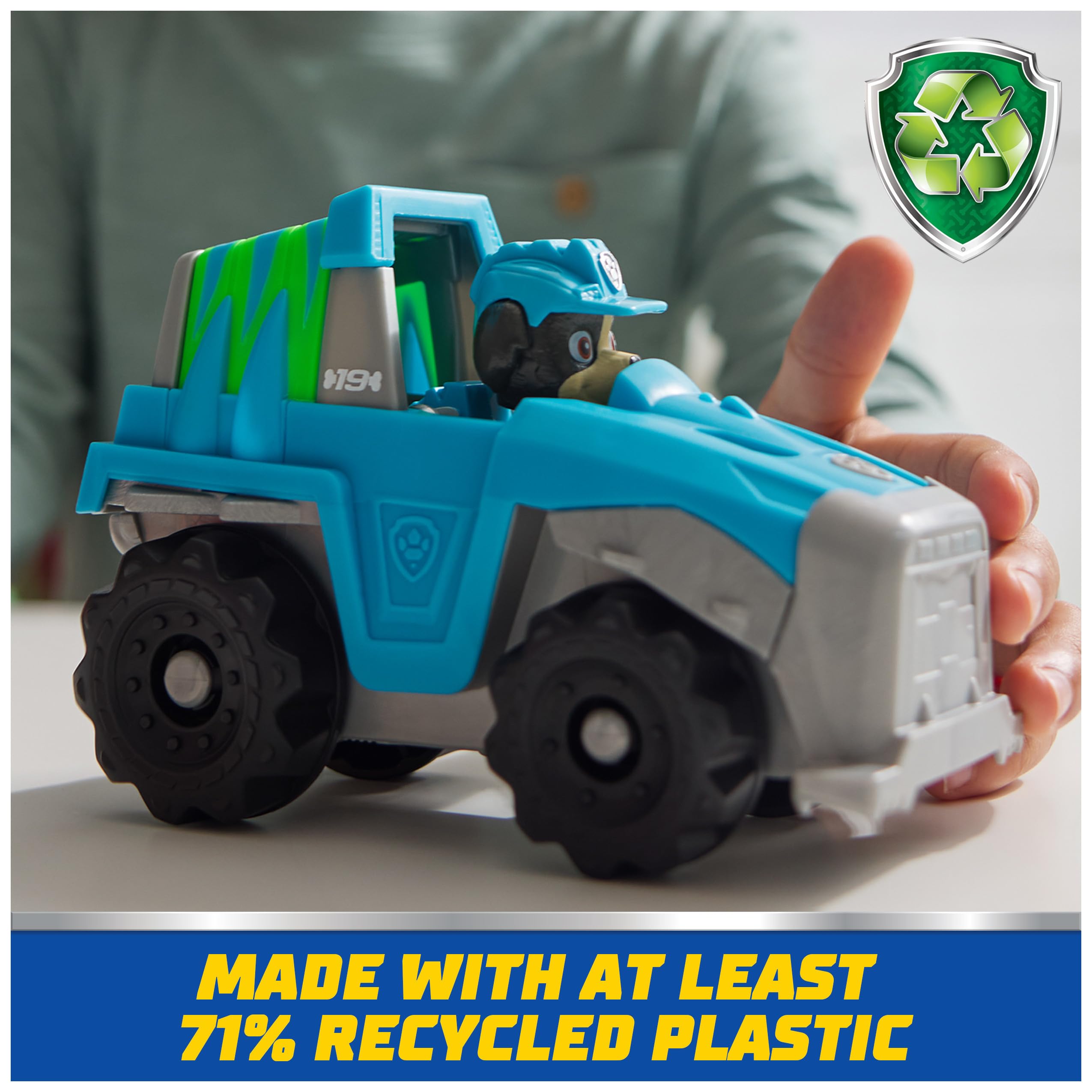 Toy Truck Paw Patrol Rex's Dinosaur Rescue Vehicle with Collectible Action Figure - photo 3