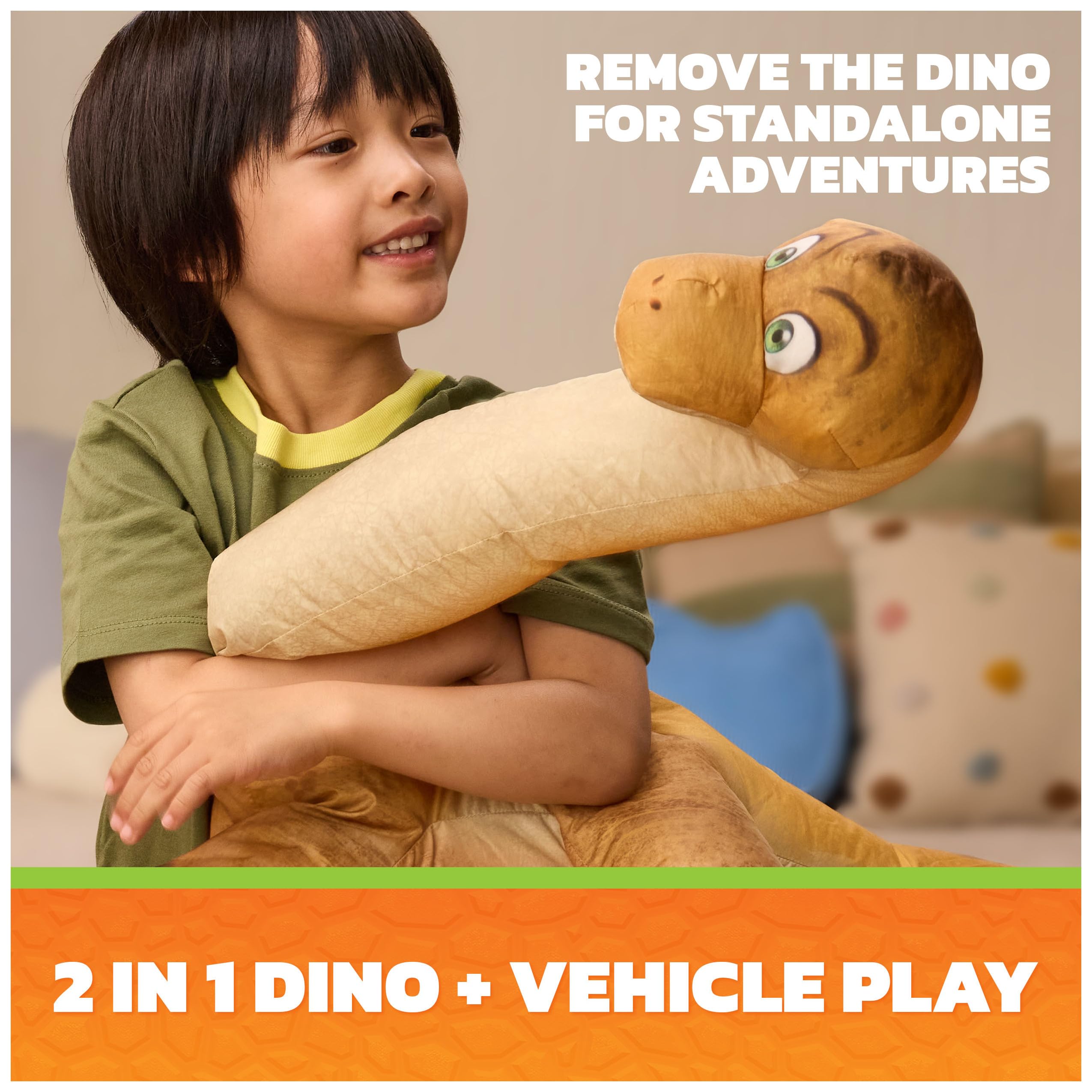 Vehicle Paw Patrol Megasaurus Dino with Rocky Action Figure - photo 4