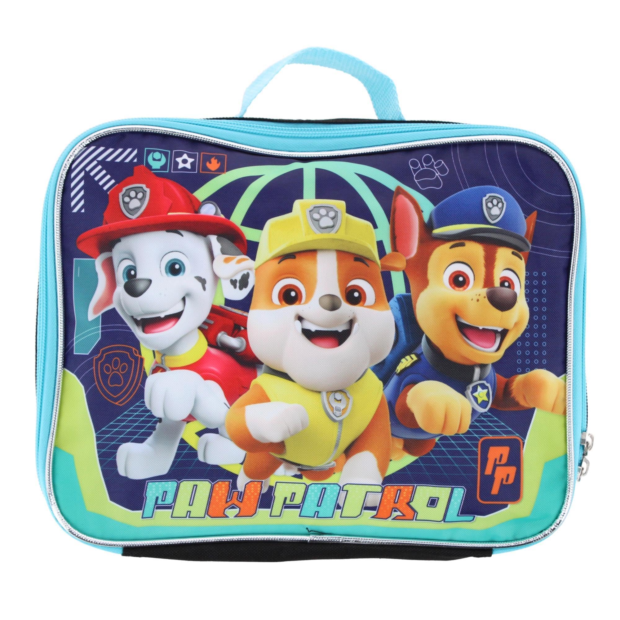 Backpack Paw Patrol 16 Inch with Lunch Box Set Black Blue - photo 4