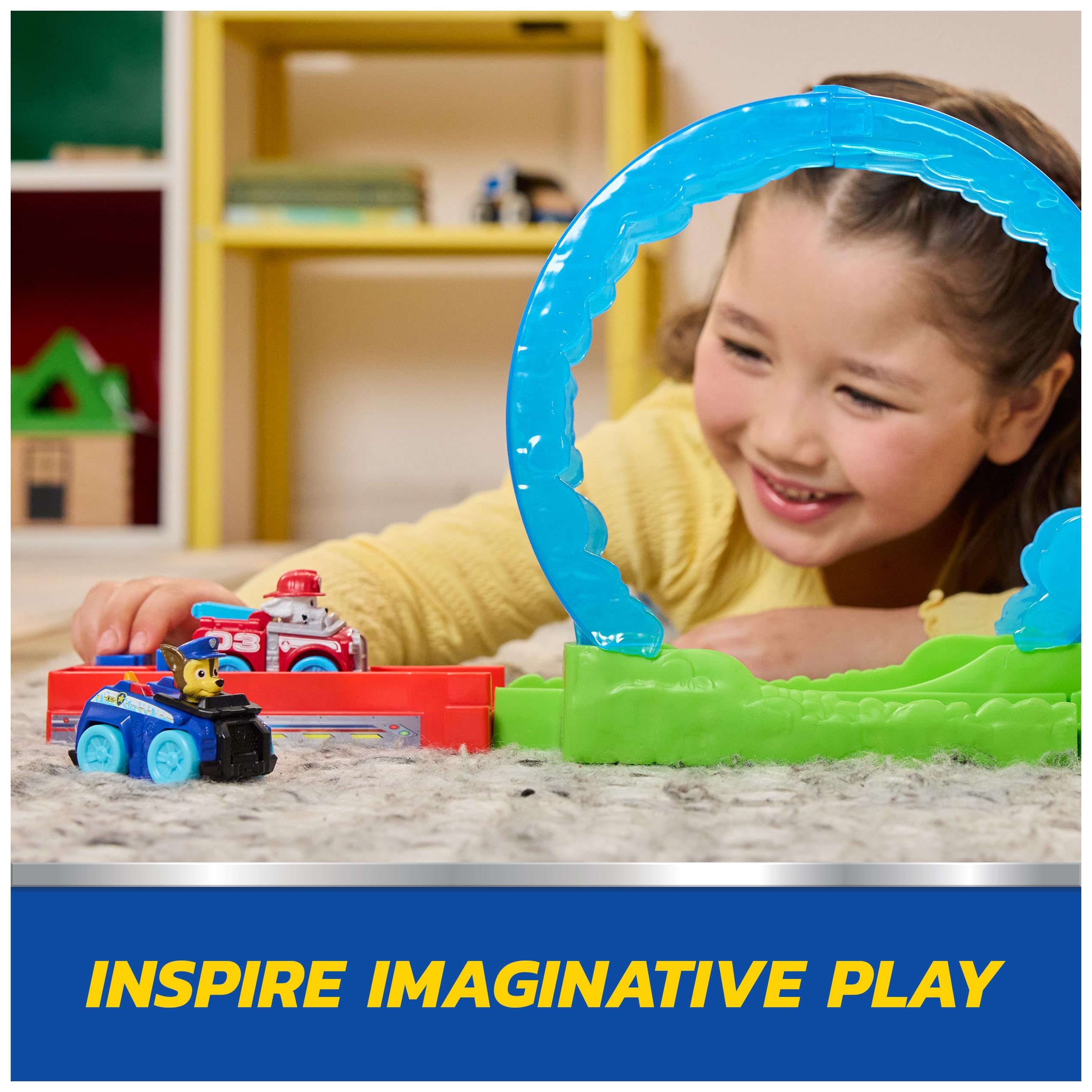 Track Playset Paw Patrol Pup Squad Rescue Loop with Chase & Marshall Toy Cars - photo 3