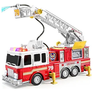 Fire Truck Toy Paw Patrol 33-inch Ladder Lights Sprinkler