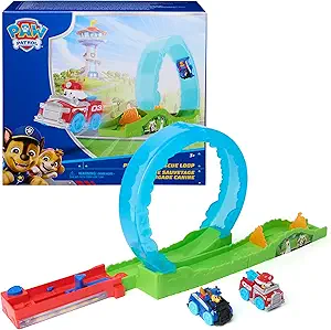 Track Playset Paw Patrol Pup Squad Rescue Loop with Chase & Marshall Toy Cars