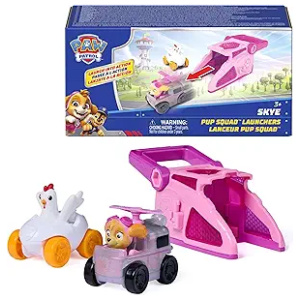 Paw Patrol Skye Pup Squad Launchers with Chickaletta 2-Pack Toy Vehicles