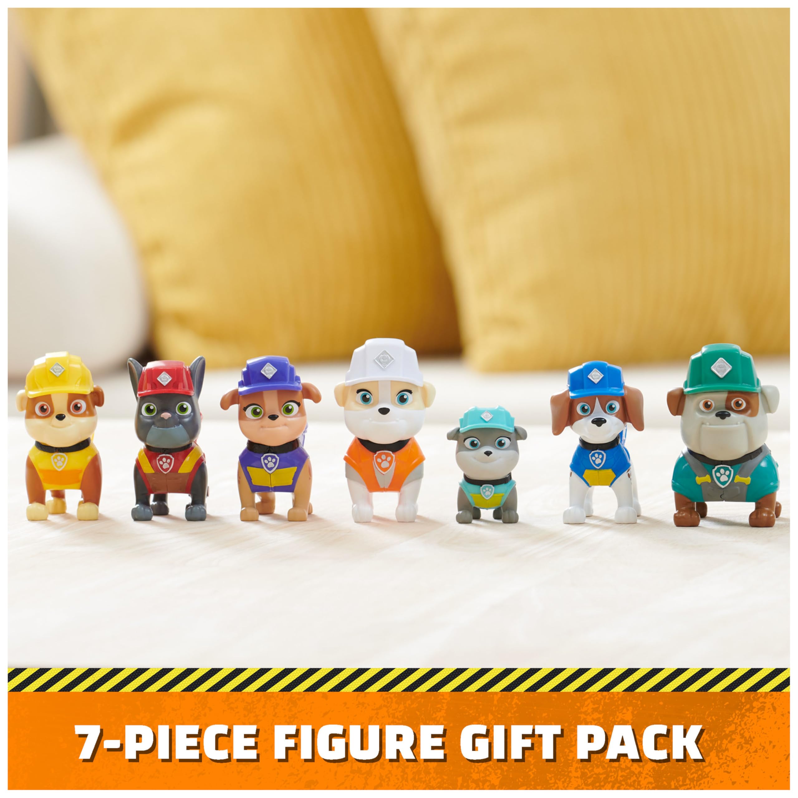 Toy Figures Gift Pack Paw Patrol Rubble & Crew 7 Collectible Action Figures - photo 4