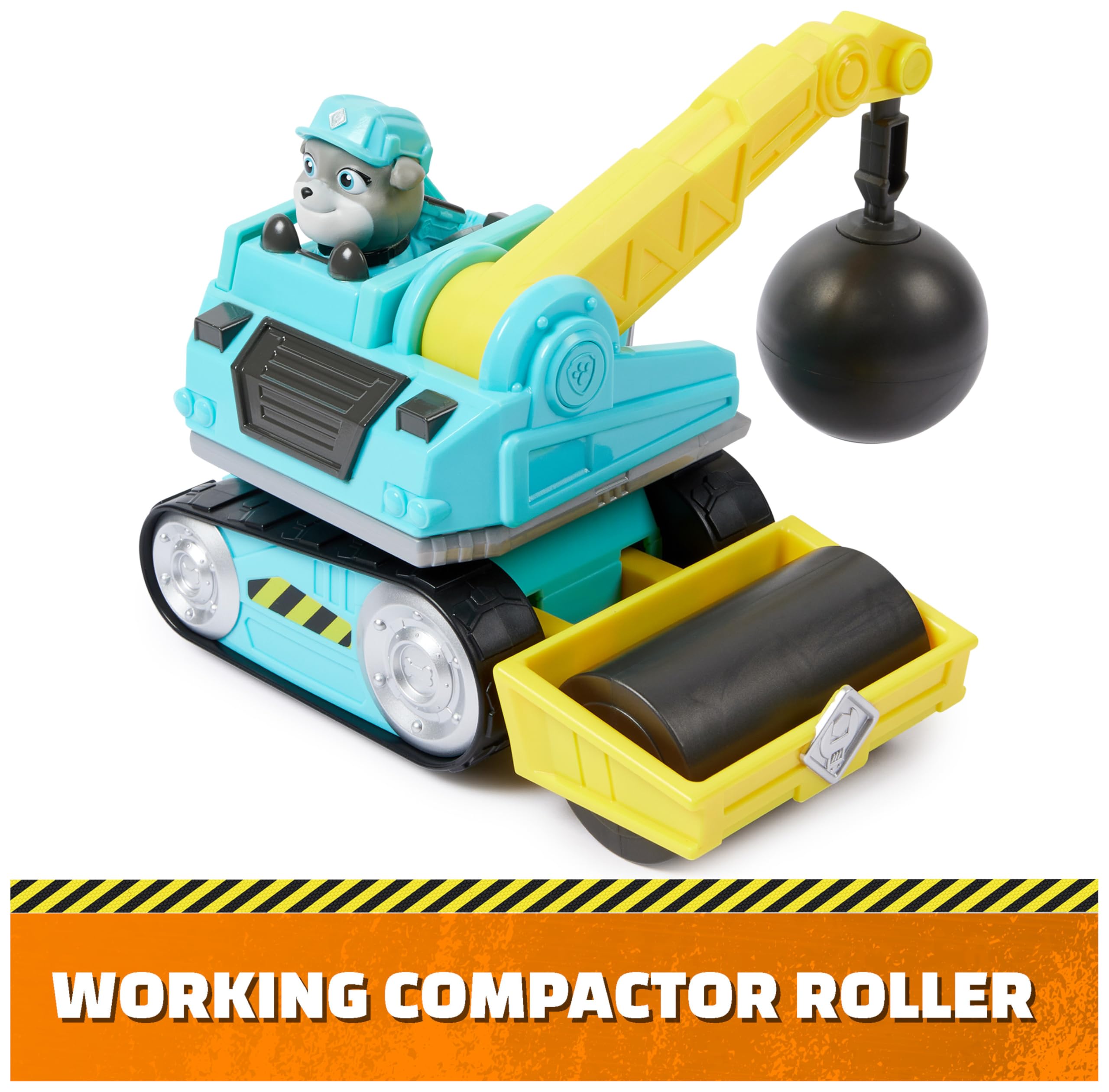Rubble & Crew Motor's Wrecking Ball Toy Truck with Action Figure - photo 4