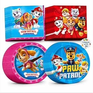 Party Supplies Paw Patrol Plates and Napkins Set