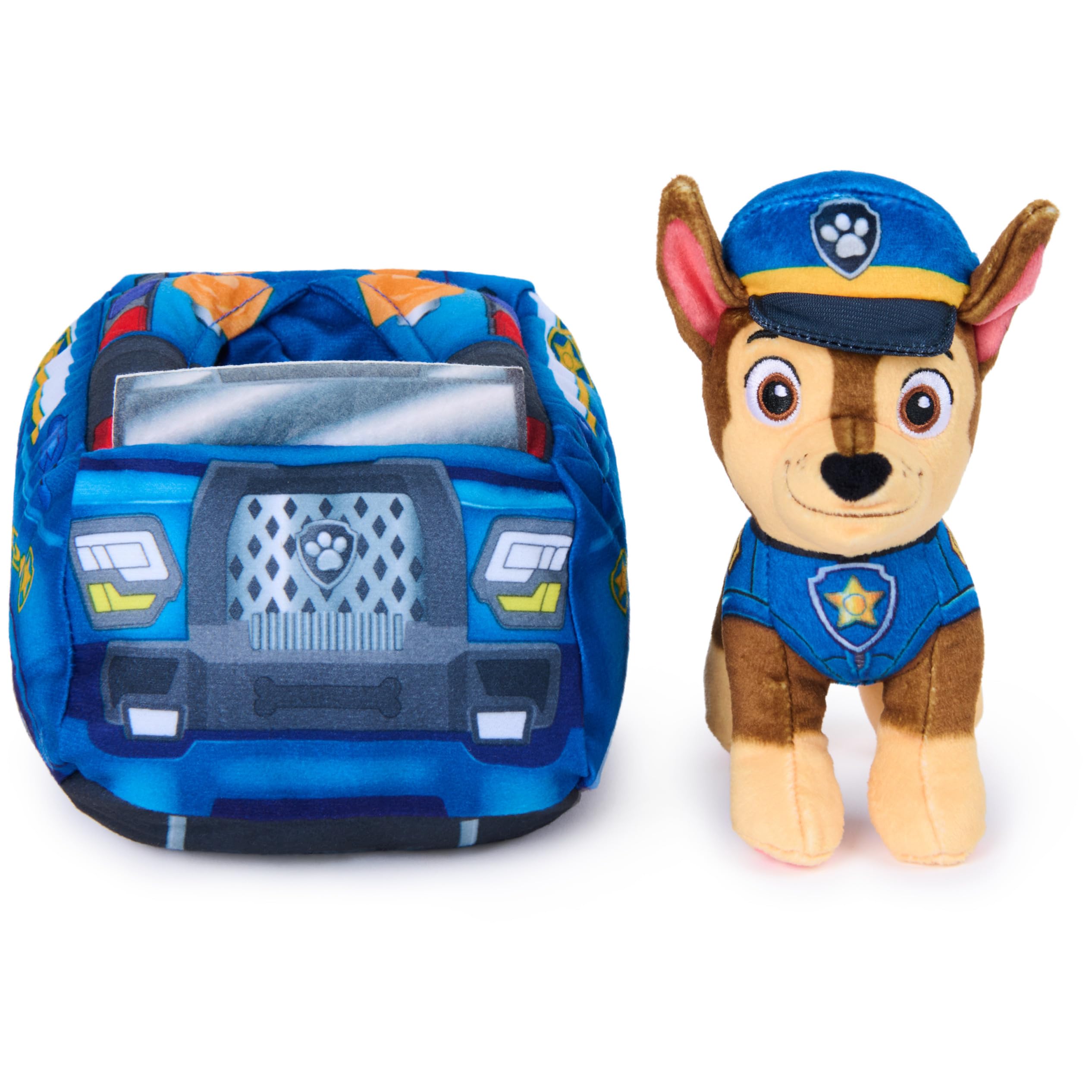 Plush Paw Patrol Chase 2-in-1 Vehicle with Police Cruiser - photo 2