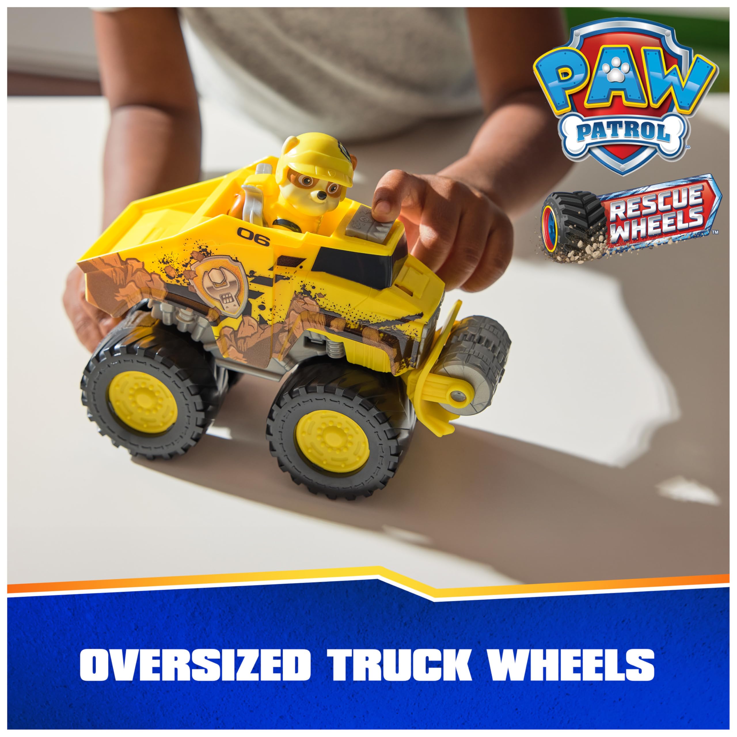Toy Truck Paw Patrol Rubble's Bulldozer with Vehicle Transformation and Action Figure - photo 2