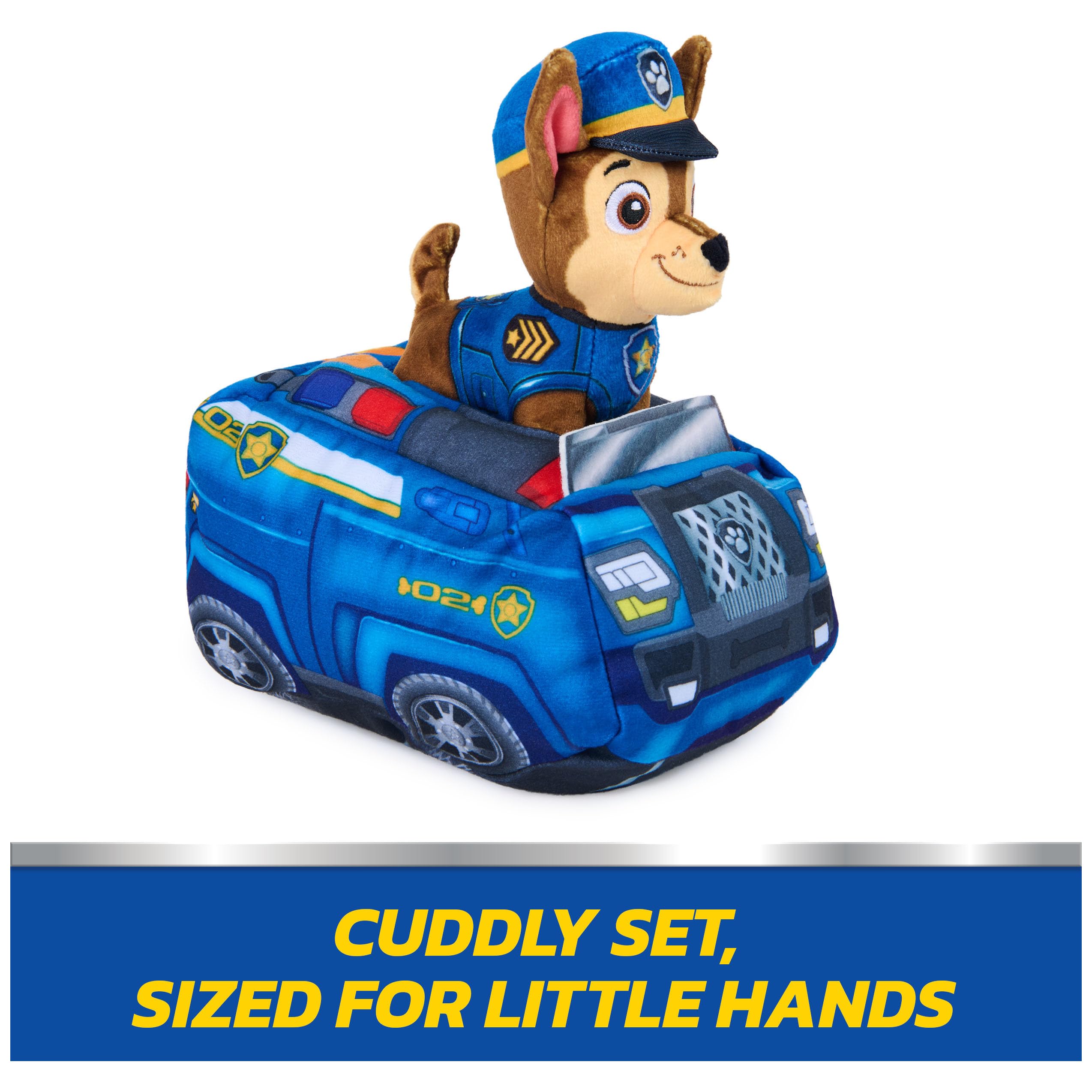 Plush Paw Patrol Chase 2-in-1 Vehicle with Police Cruiser - photo 6