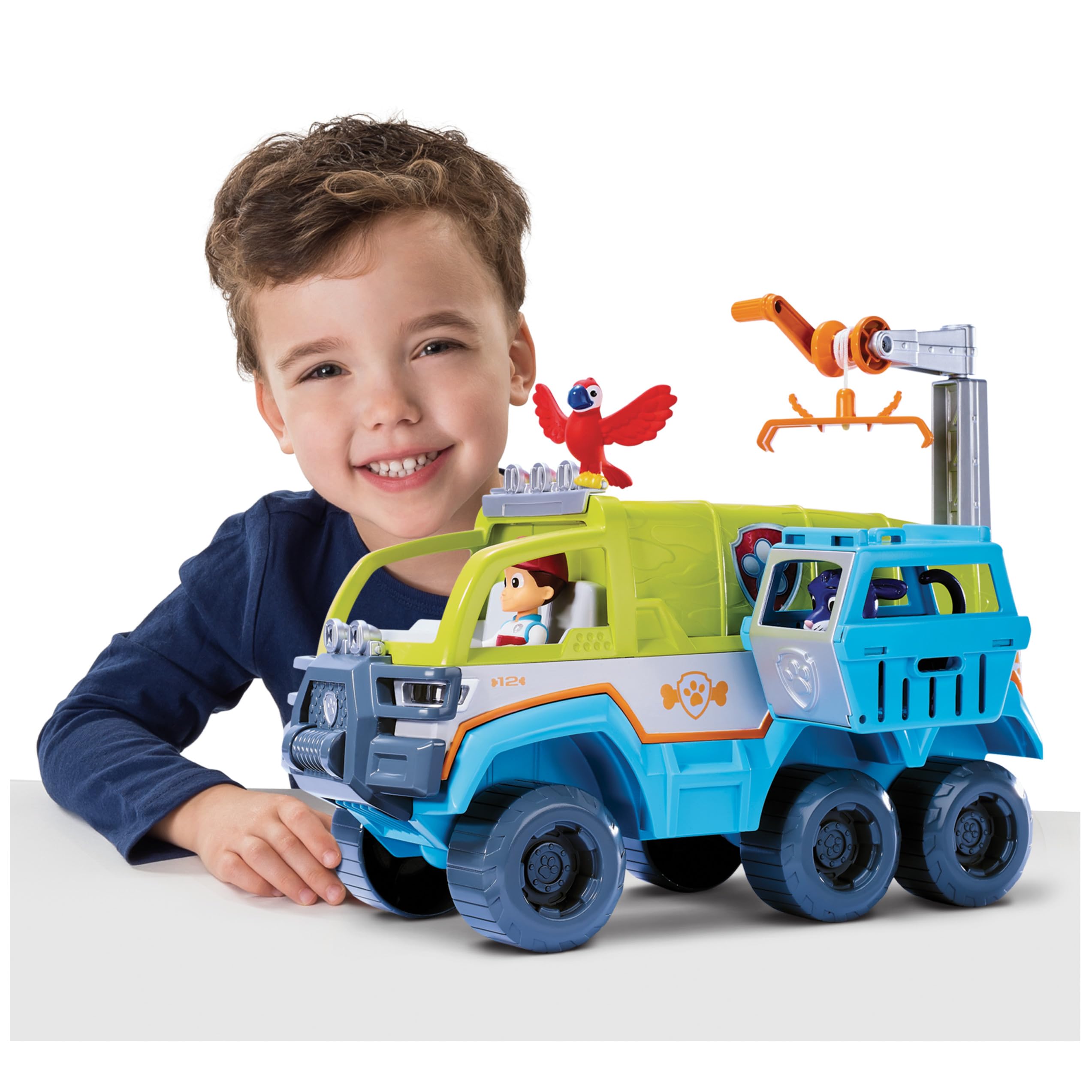 Vehicle Paw Patrol Jungle Rescue PAW-Terrain with Ryder and Animal Action Figures - photo 3