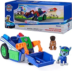 Vehicle Paw Patrol Rocky Rescue Recycler with 2 Figures