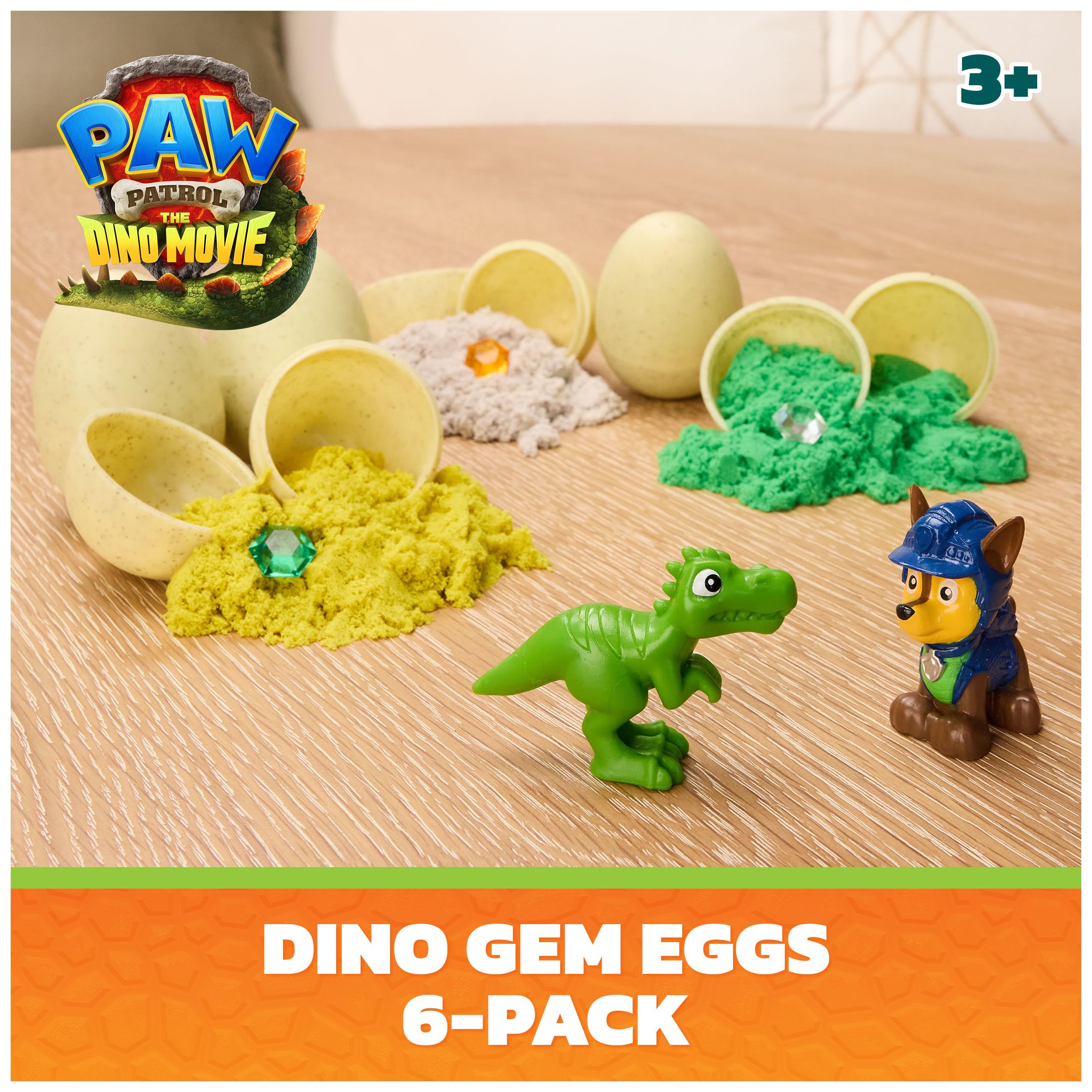 Toys Paw Patrol Dino Gem Eggs 6-Pack Collectible - photo 2