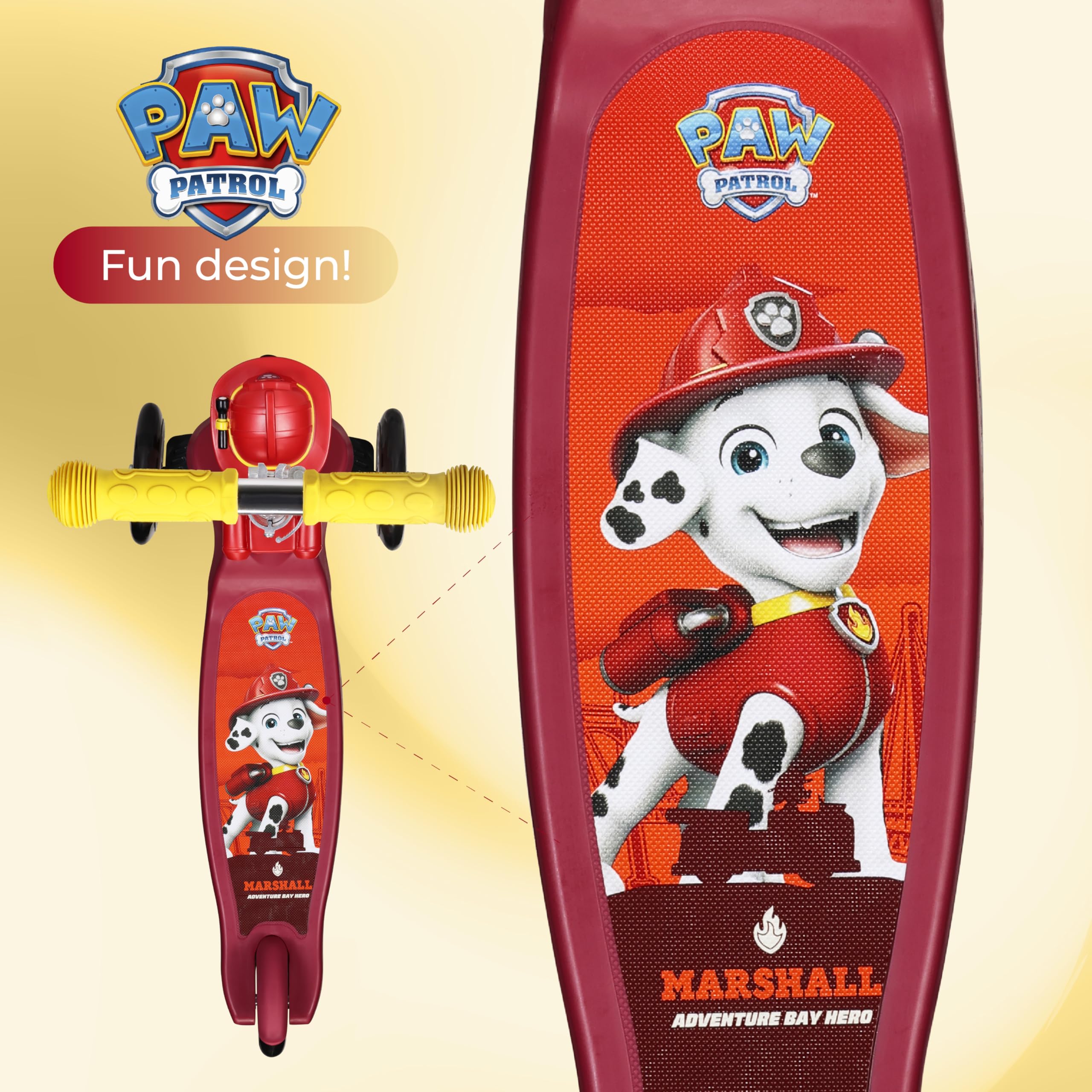 Scooter Paw Patrol 3 Wheel Self Balancing Light Up LED Wheels - photo 5