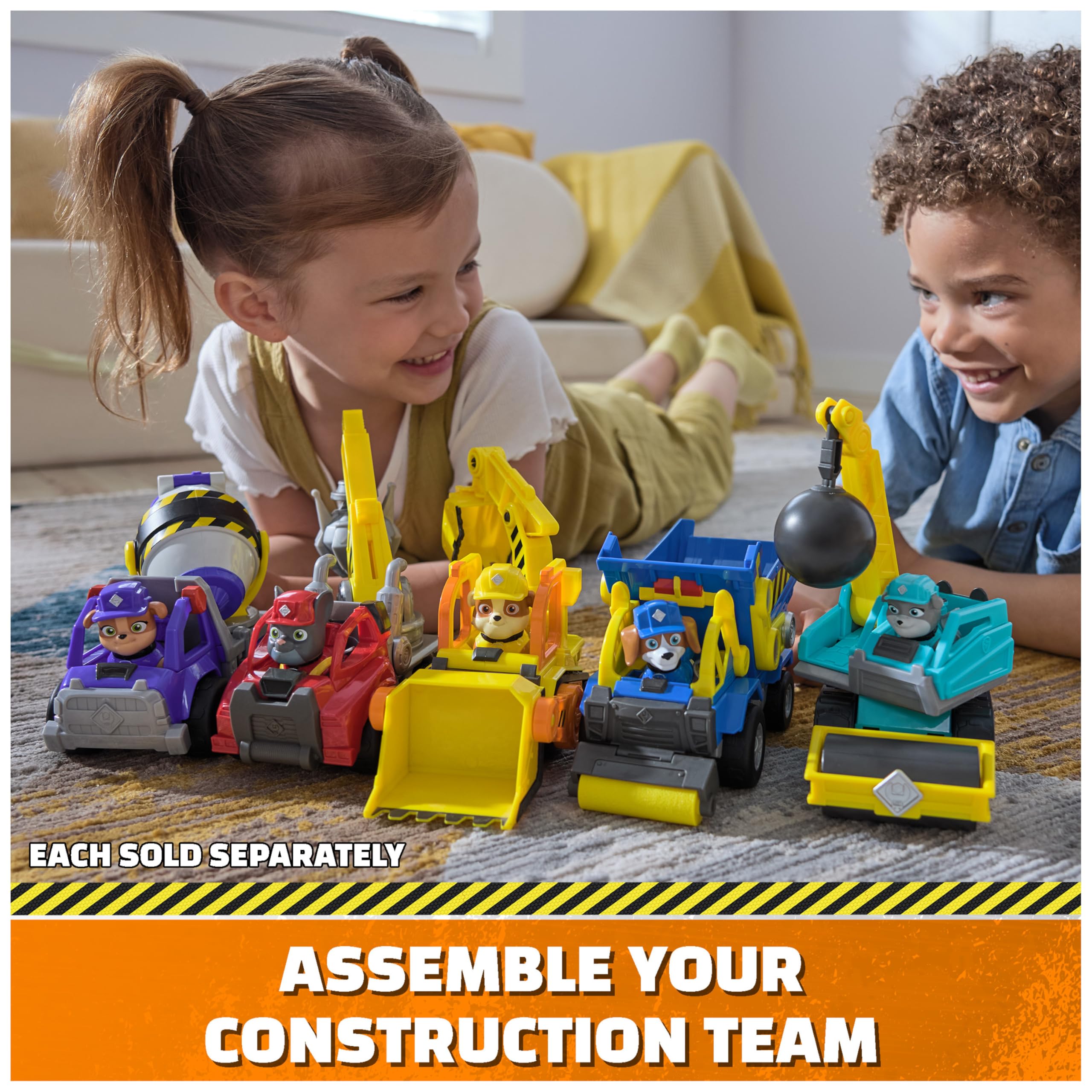 Rubble & Crew Motor's Wrecking Ball Toy Truck with Action Figure - photo 6
