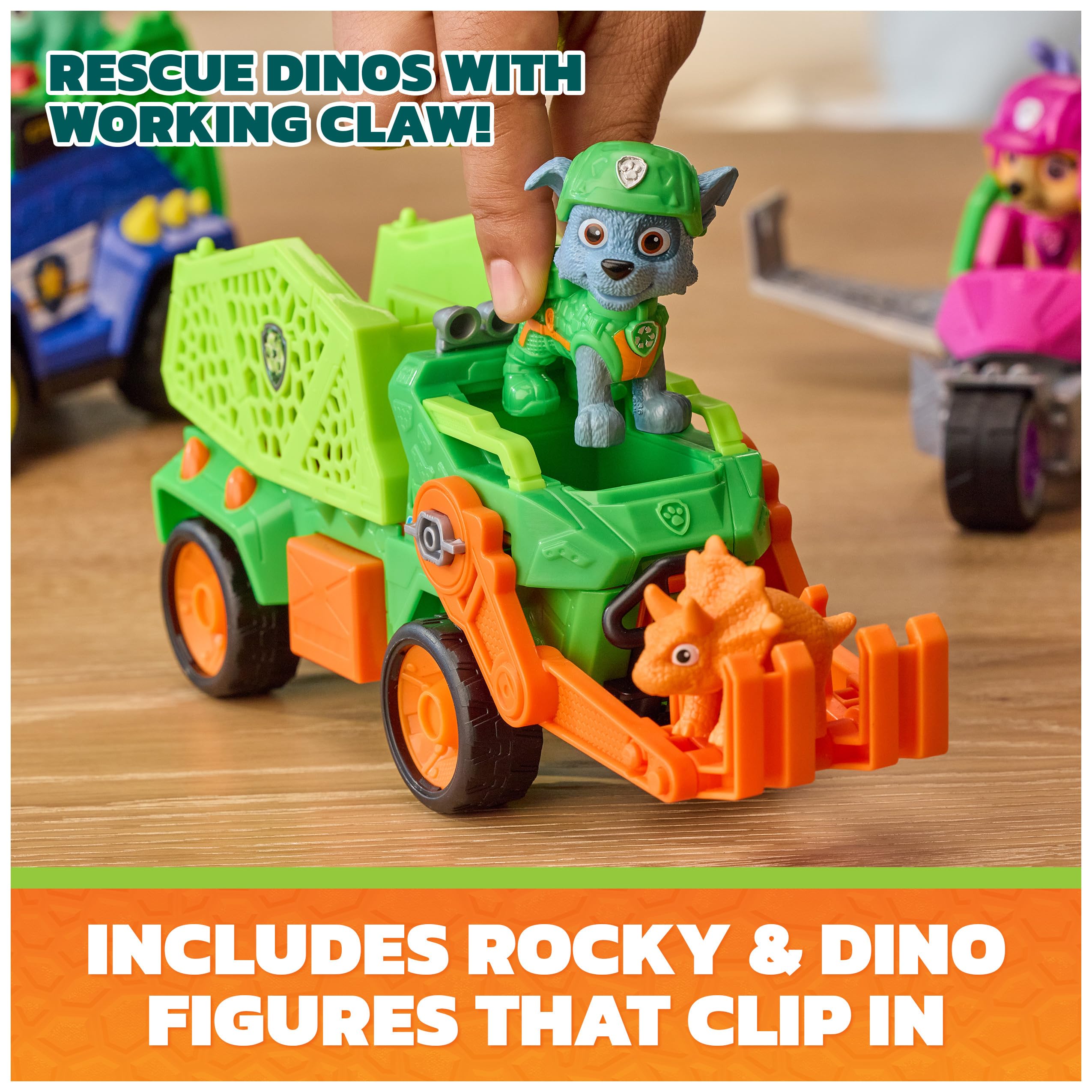Rocky Dino Rescue Recycler Vehicle Paw Patrol - photo 4
