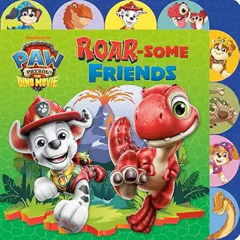 Board Book Paw Patrol Dino Movie ROAR-some Friends
