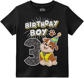 Toddler T-Shirt Paw Patrol Marshall 3rd Birthday Tee