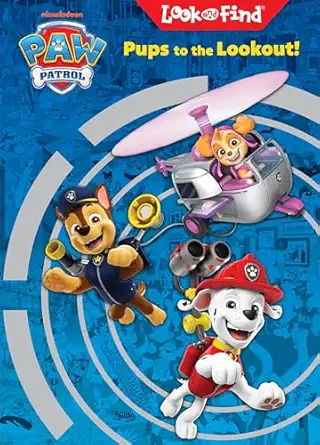 Look and Find Activity Book Paw Patrol Pups to the Lookout