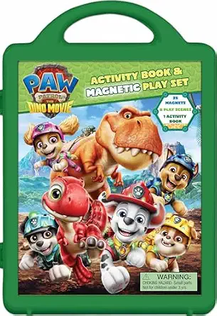 Book and Magnetic Play Set Paw Patrol The Dino Movie