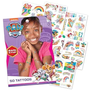 Temporary Tattoos Paw Patrol Skye and Everest 50-Count