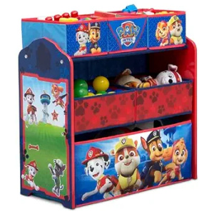 6 Bin Toy Storage Organizer Paw Patrol Design & Store