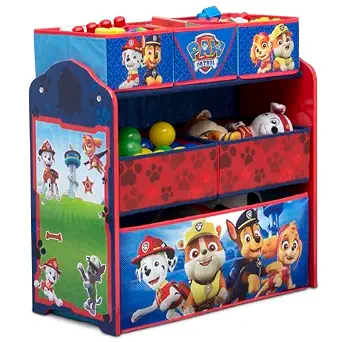 6 Bin Toy Storage Organizer Paw Patrol Design & Store