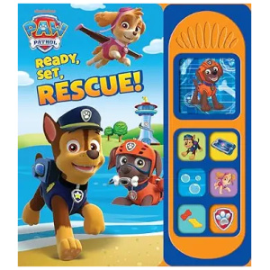 Sound Board Book Paw Patrol Chase, Skye and Marshall Ready Set Rescue