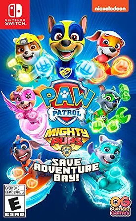 Nintendo Switch Game Paw Patrol Mighty Pups Save Adventure Bay