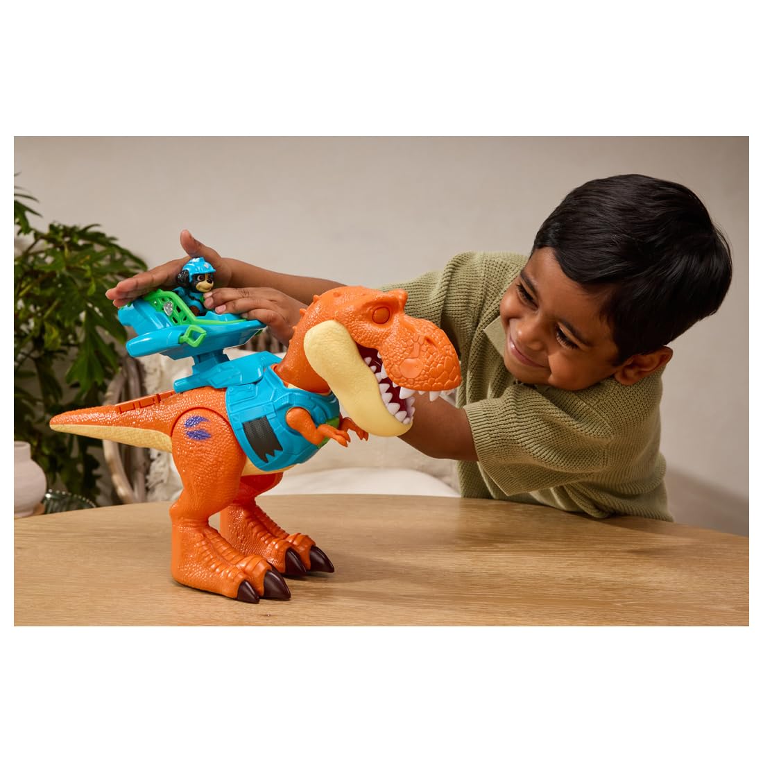 Play Figure Set Paw Patrol Dino Movie Timmy & Rex