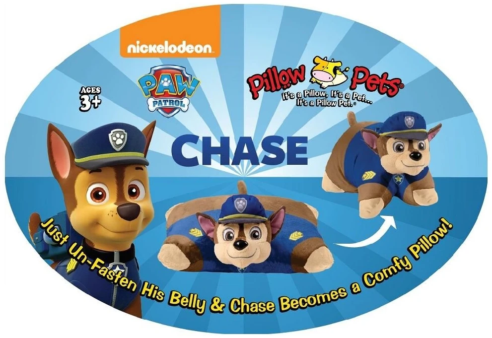 Pillow Pets Paw Patrol Chase 16 Inch Plush Pillow
