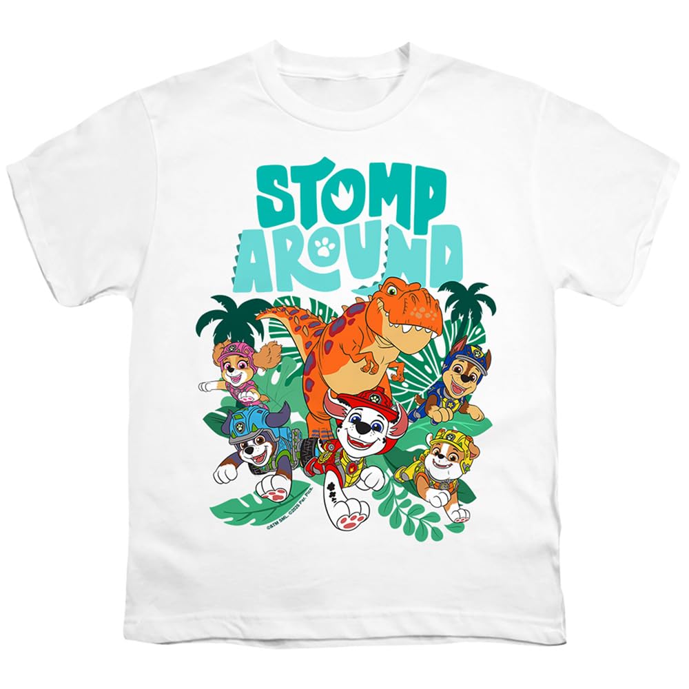 Youth Toddler T-Shirt Paw Patrol Dino Movie Stomp Around Dino