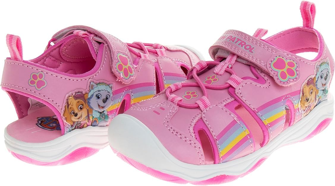 Light Up Sandals Paw Patrol Skye and Everest for Girls