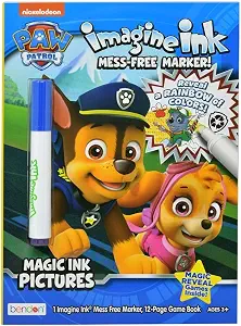 Imagine Ink Coloring Book Paw Patrol Magic Marker 12 Pages