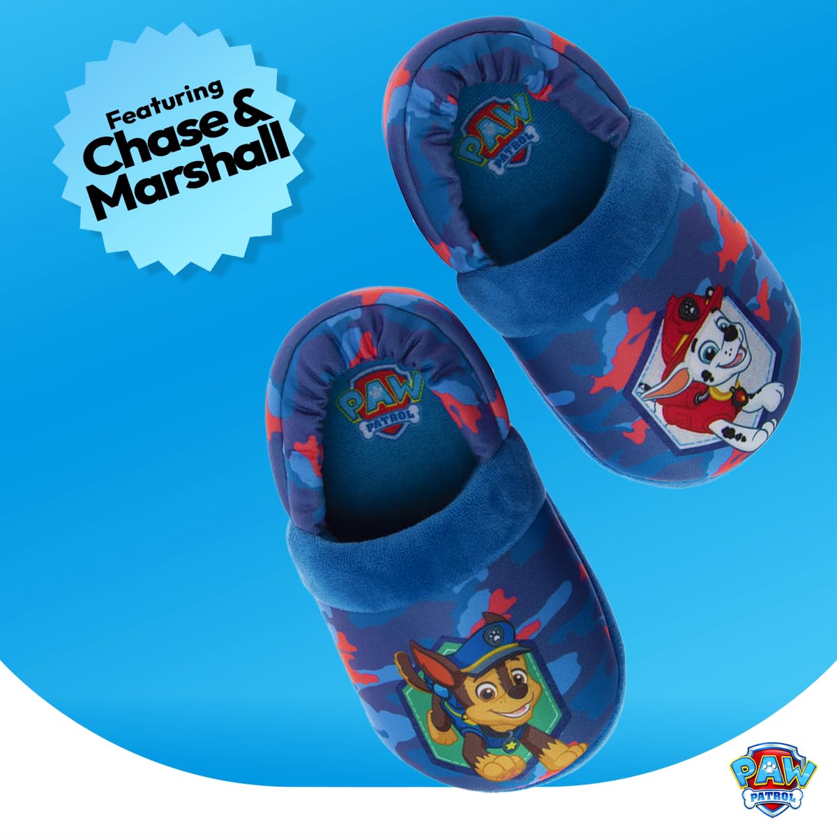 Plush House Slippers Paw Patrol Warm Indoor Comfort