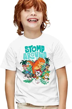 Youth Toddler T-Shirt Paw Patrol Dino Movie Stomp Around Dino