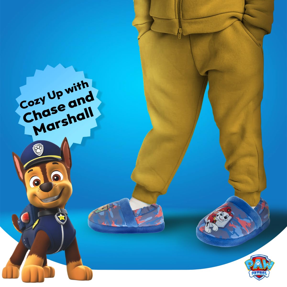 Plush House Slippers Paw Patrol Warm Indoor Comfort