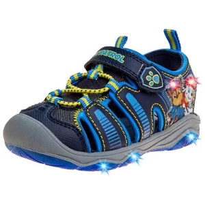 LED Light-Up Sandals Paw Patrol Chase & Marshall Toddler Water Shoes