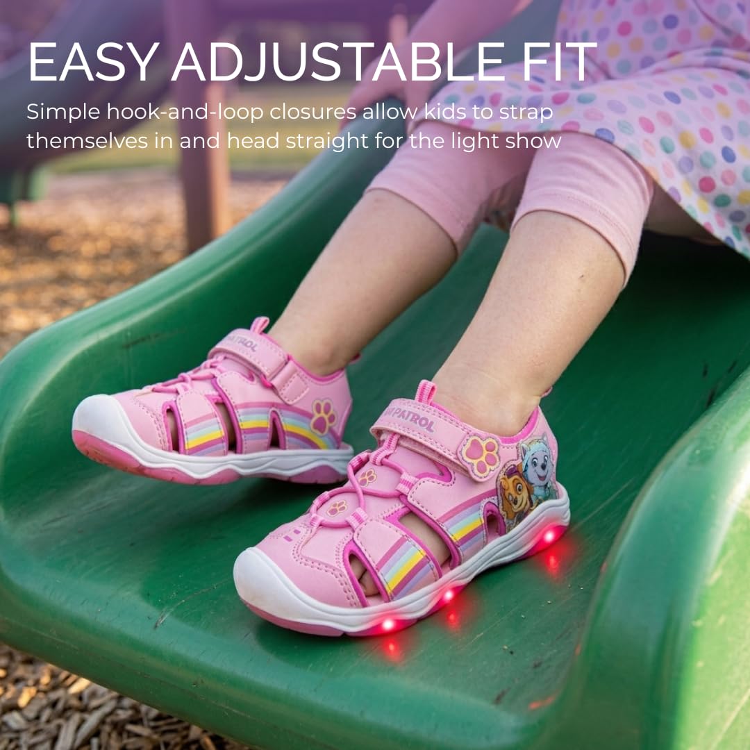 Light Up Sandals Paw Patrol Skye and Everest for Girls