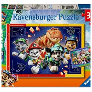 Puzzle Set Paw Patrol Dino Movie 2 x 12 Pieces