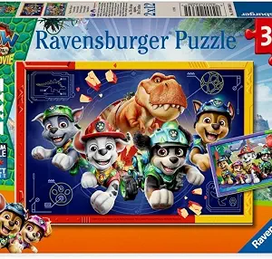 Puzzle Set Paw Patrol Dino Movie 2 x 12 Pieces