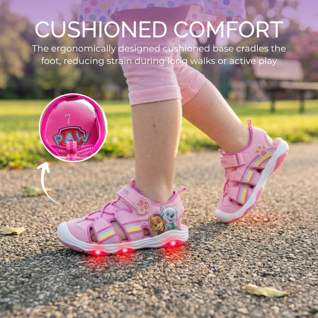 Light Up Sandals Paw Patrol Skye and Everest for Girls