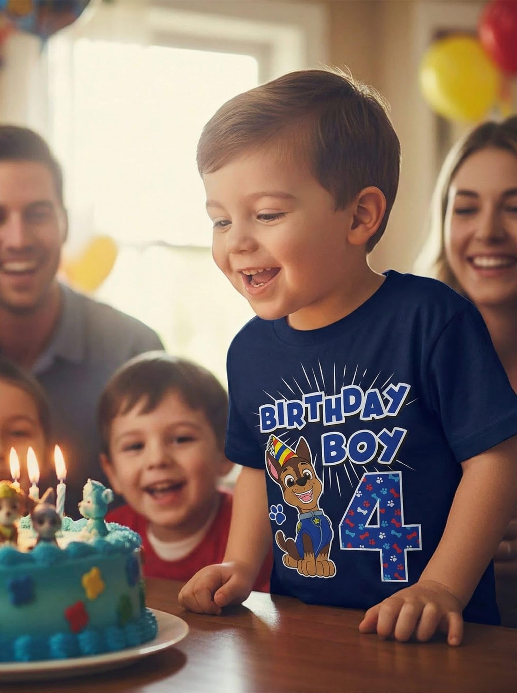 Toddler T-Shirt Paw Patrol Chase Birthday Party Tee