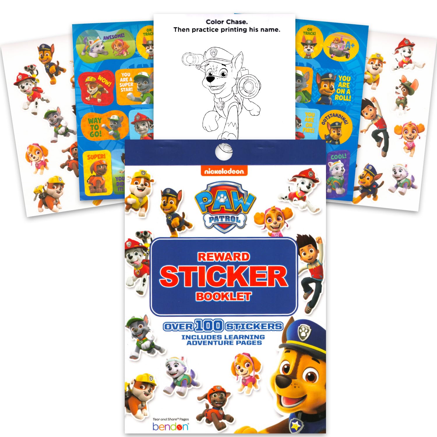 Reward Sticker Pad Paw Patrol Activity Book 100+ Stickers