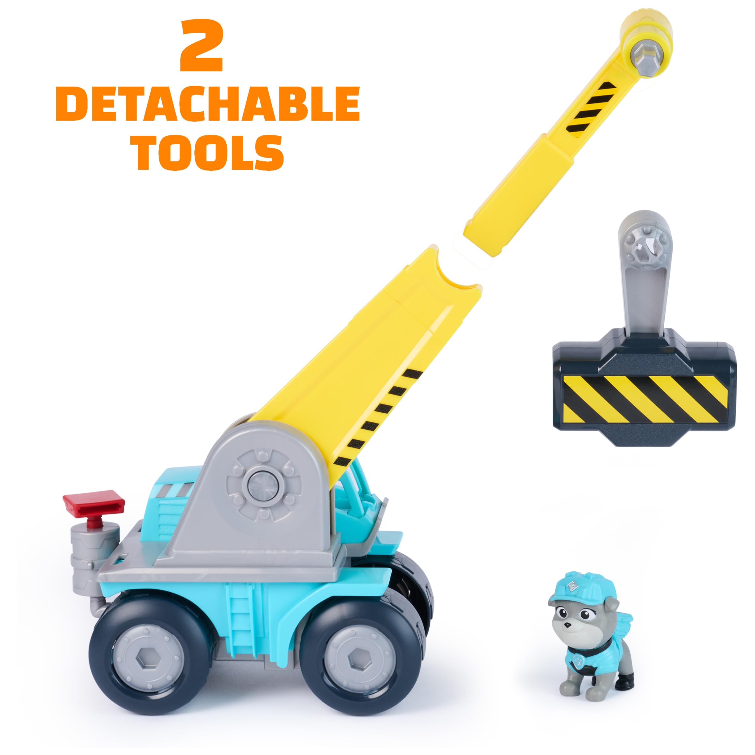 Construction Truck Paw Patrol Rubble & Crew Motor Mega Hammer 10-Inch